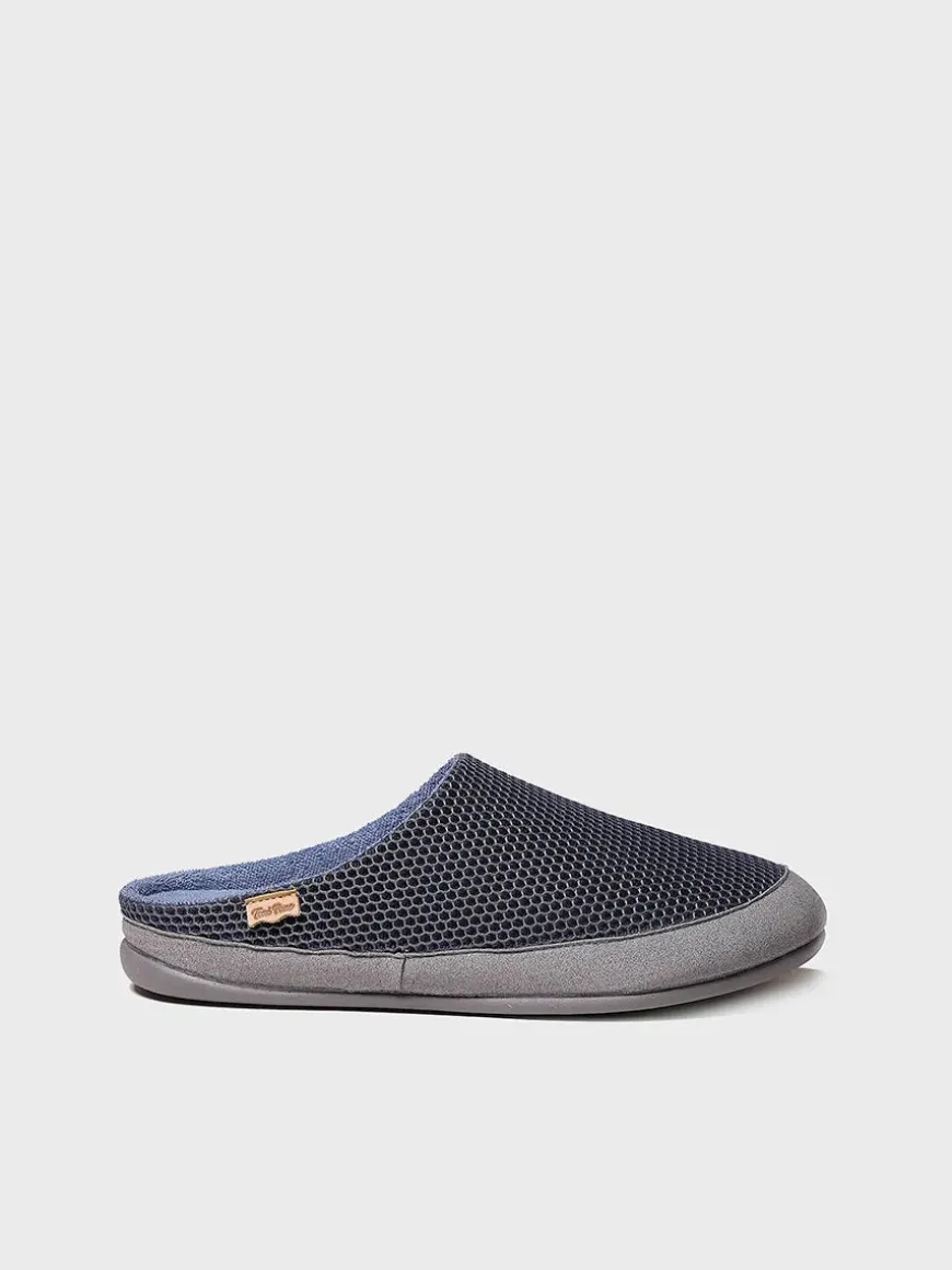 NIUE-GC - Men's clog slippers in mesh fabric