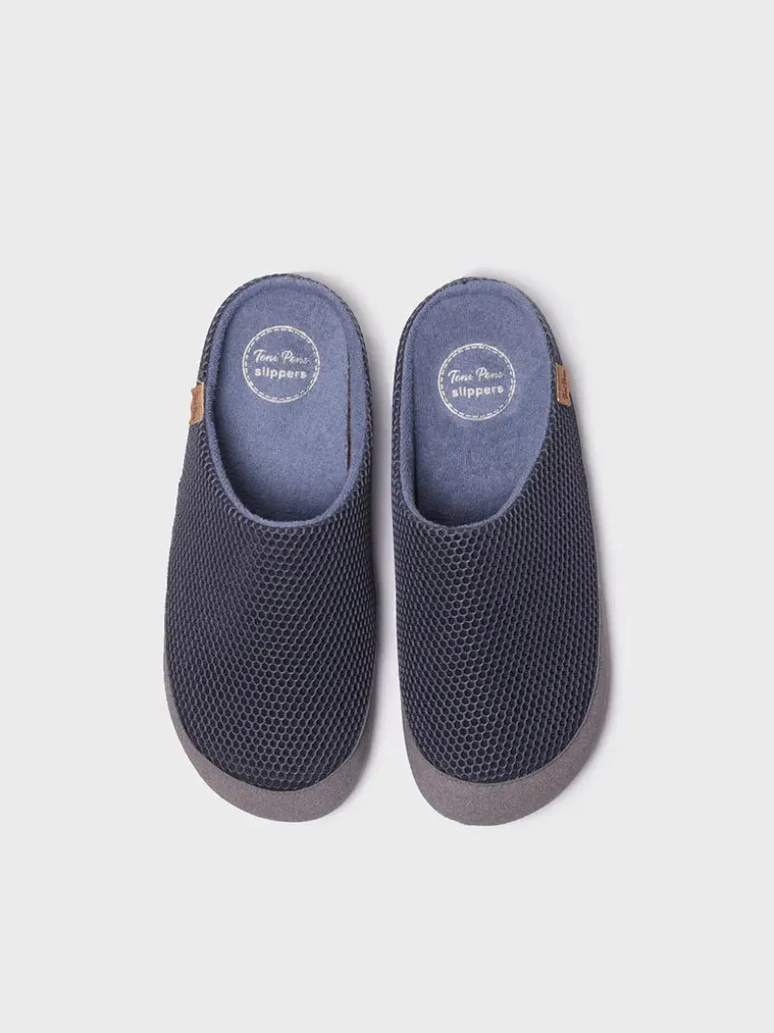 NIUE-GC - Men's clog slippers in mesh fabric