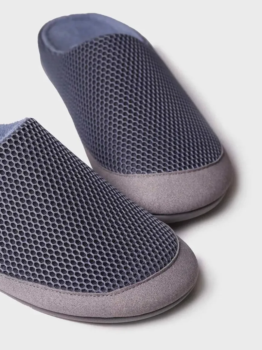 NIUE-GC - Men's clog slippers in mesh fabric