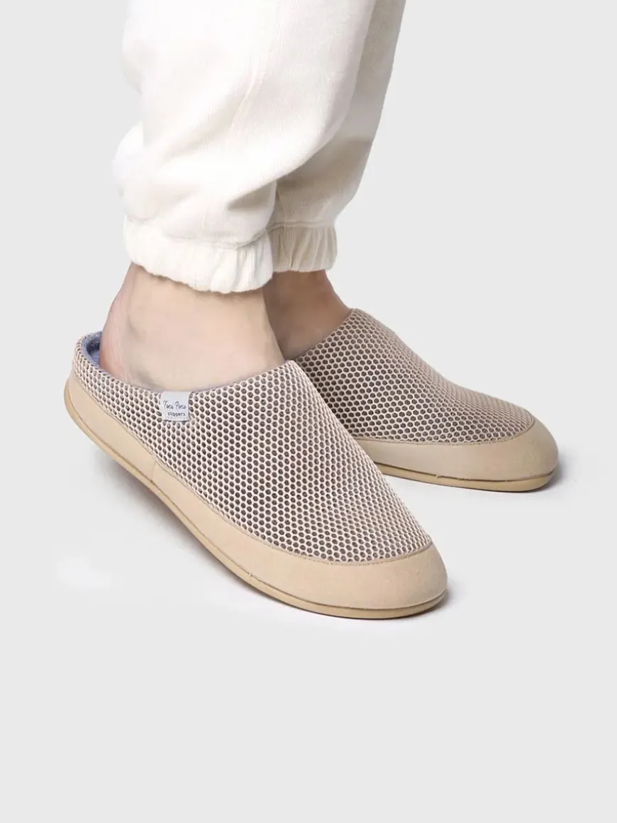 NIUE-GC - Men's slippers in Tabaco colour - NIUE-GC