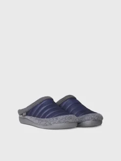 NIX-TK - Clog-style slipper in padded fabric and felt