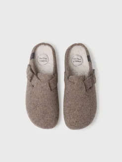 NORTON-FP - Men's clog-style slipper in felt