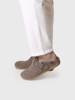 NORTON-FP - Men's clog-style slipper in felt