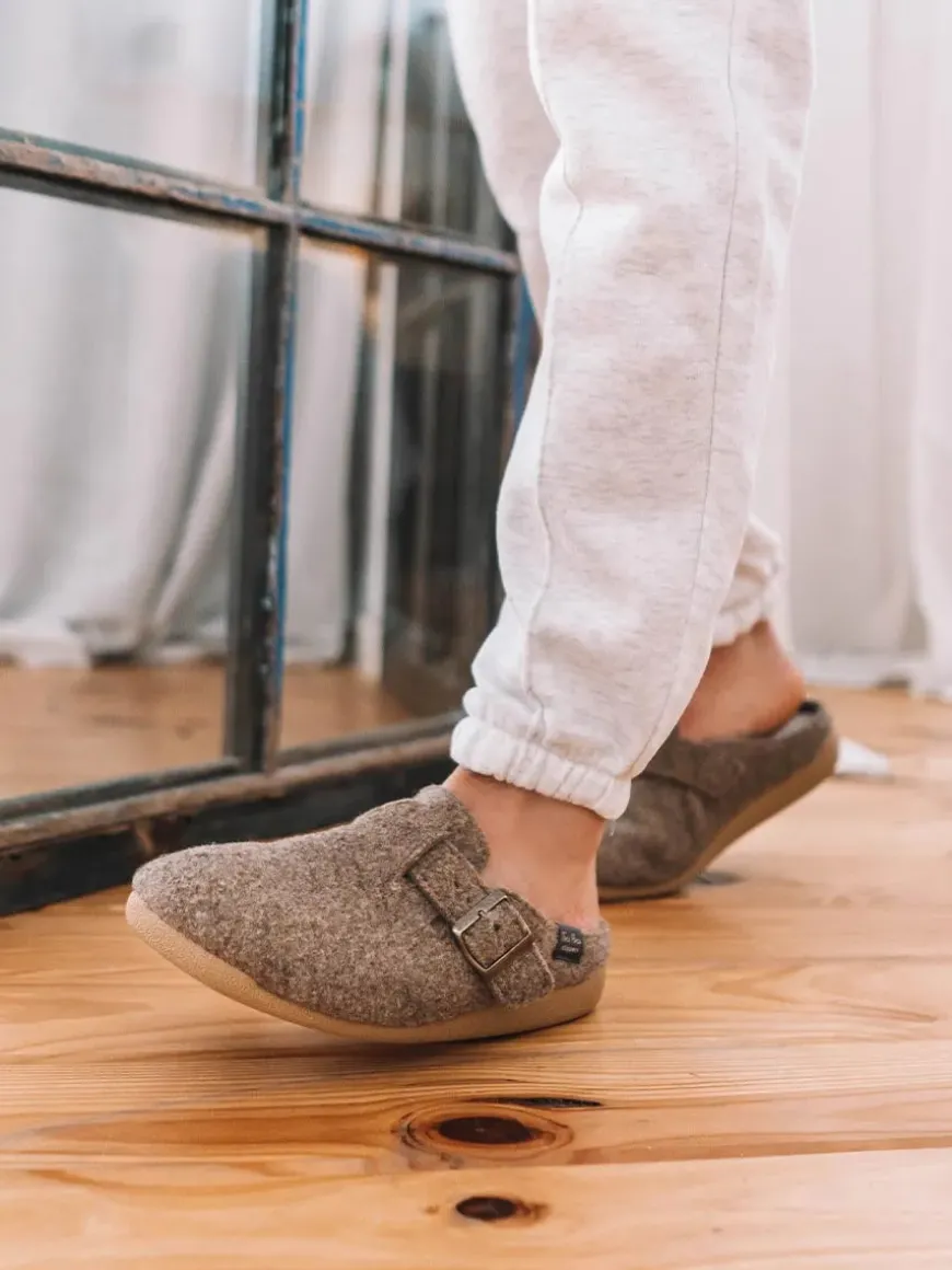 NORTON-FP - Men's clog-style slipper in felt