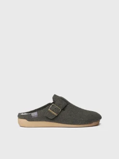 NORTON-FP - Men's clog-style slipper in felt