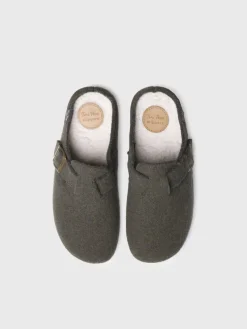NORTON-FP - Men's clog-style slipper in felt
