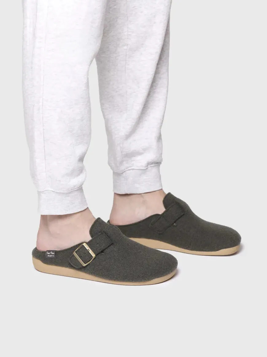 NORTON-FP - Men's clog-style slipper in felt