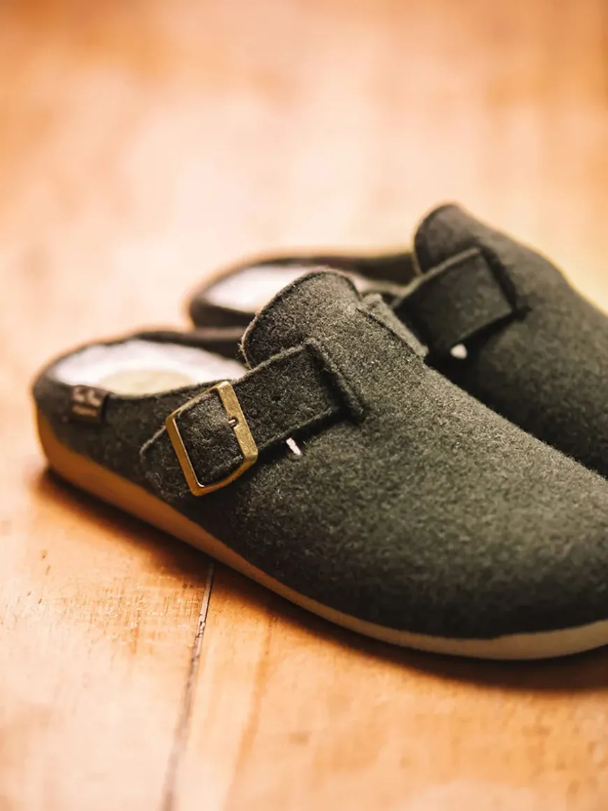 NORTON-FP - Men's clog-style slipper in felt