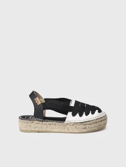 RIO-CU - Flat espadrilles with crossed straps