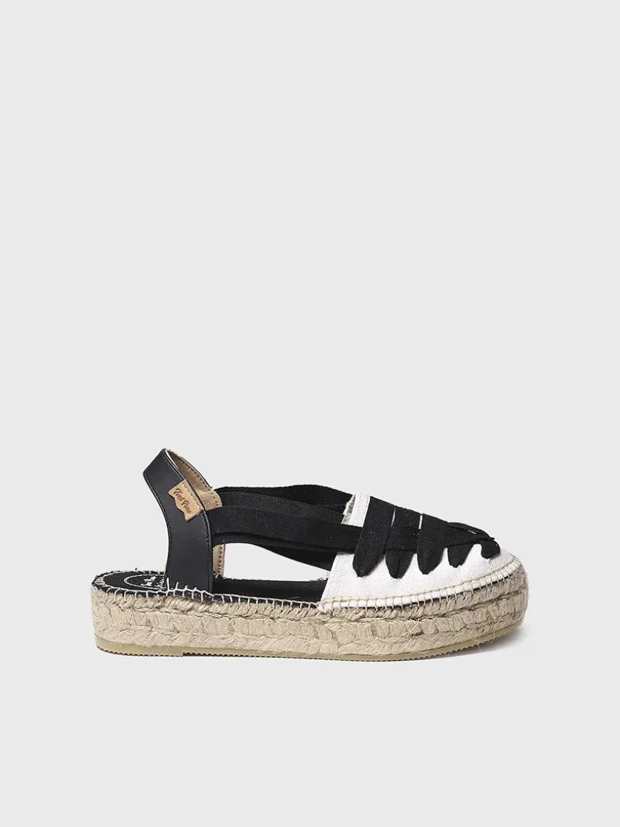 RIO-CU - Flat espadrilles with crossed straps