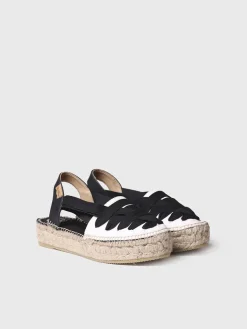 RIO-CU - Flat espadrilles with crossed straps