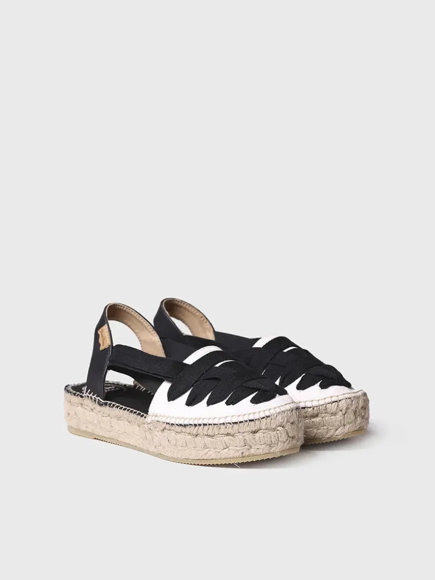 RIO-CU - Flat espadrilles with crossed straps