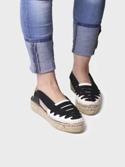 RIO-CU - Flat espadrilles with crossed straps