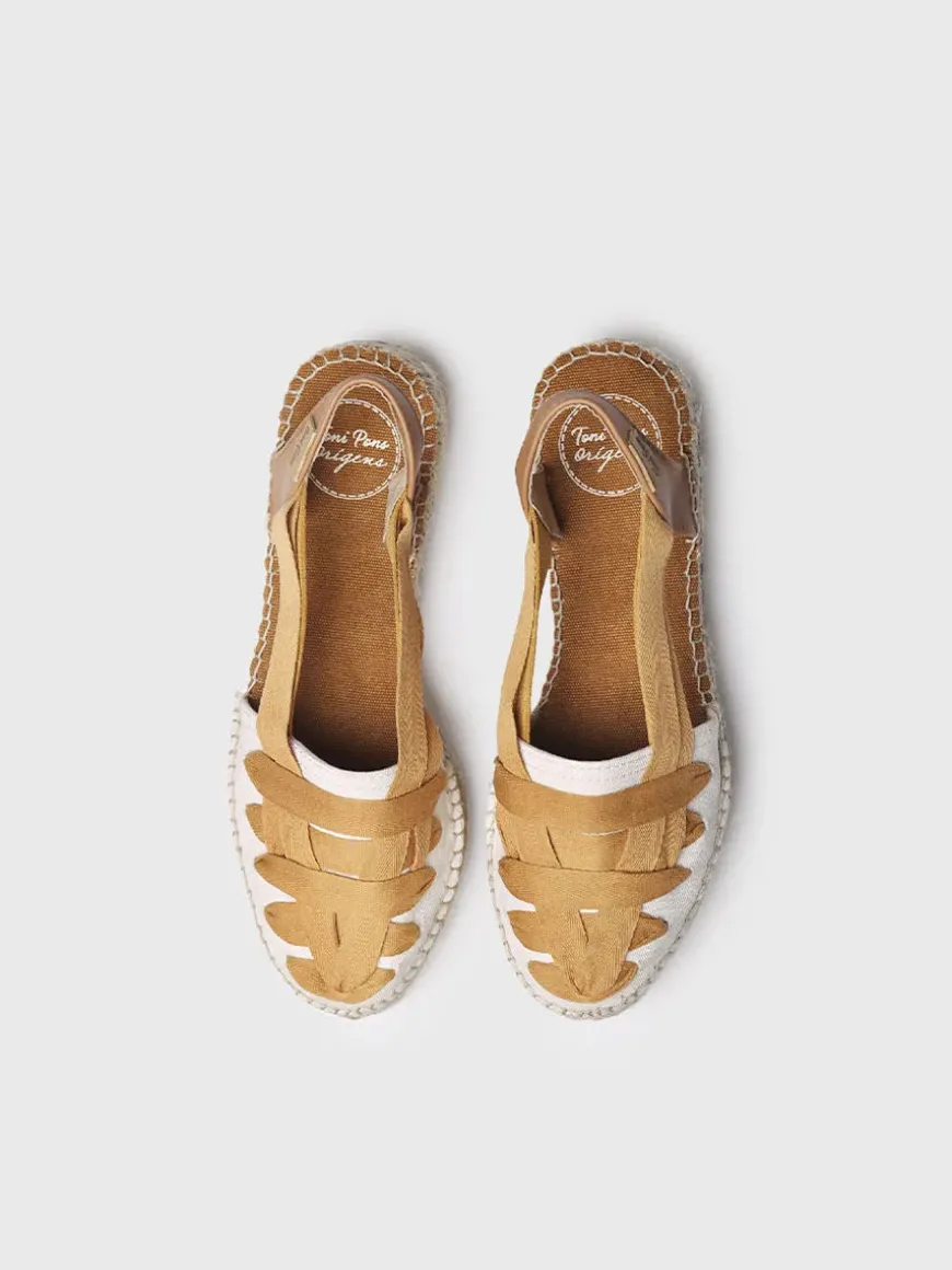 RIO-CU - Flat espadrilles with crossed straps