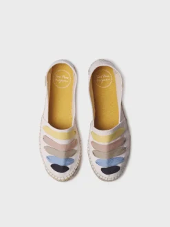 ROSE-CM - Women's flat espadrilles with straps