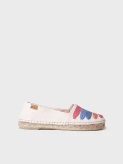 ROSE-CM - Women's flat espadrilles with straps