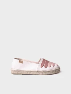 ROSE-CM - Women's flat espadrilles with straps