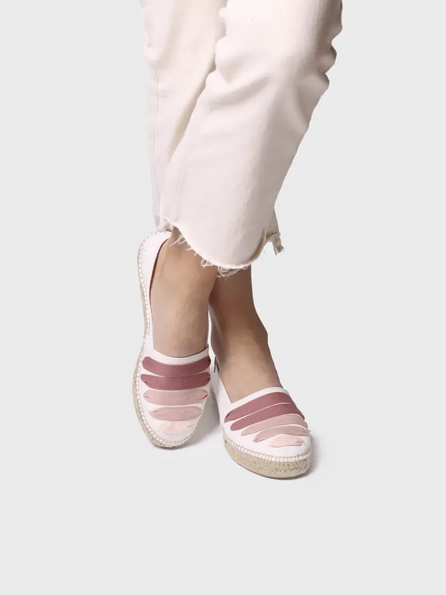 ROSE-CM - Women's flat espadrilles with straps