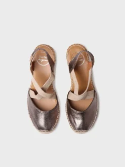 SABA-P - Wedge espadrilles in leather