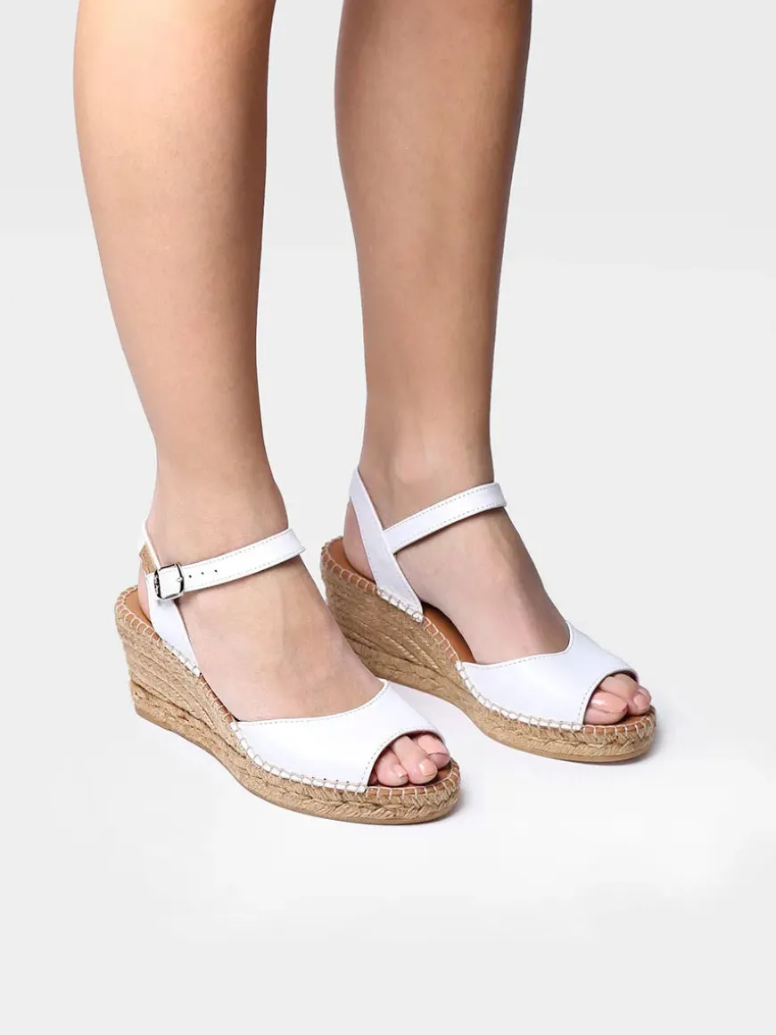 SIA-P - Women's wedge espadrilles in leather