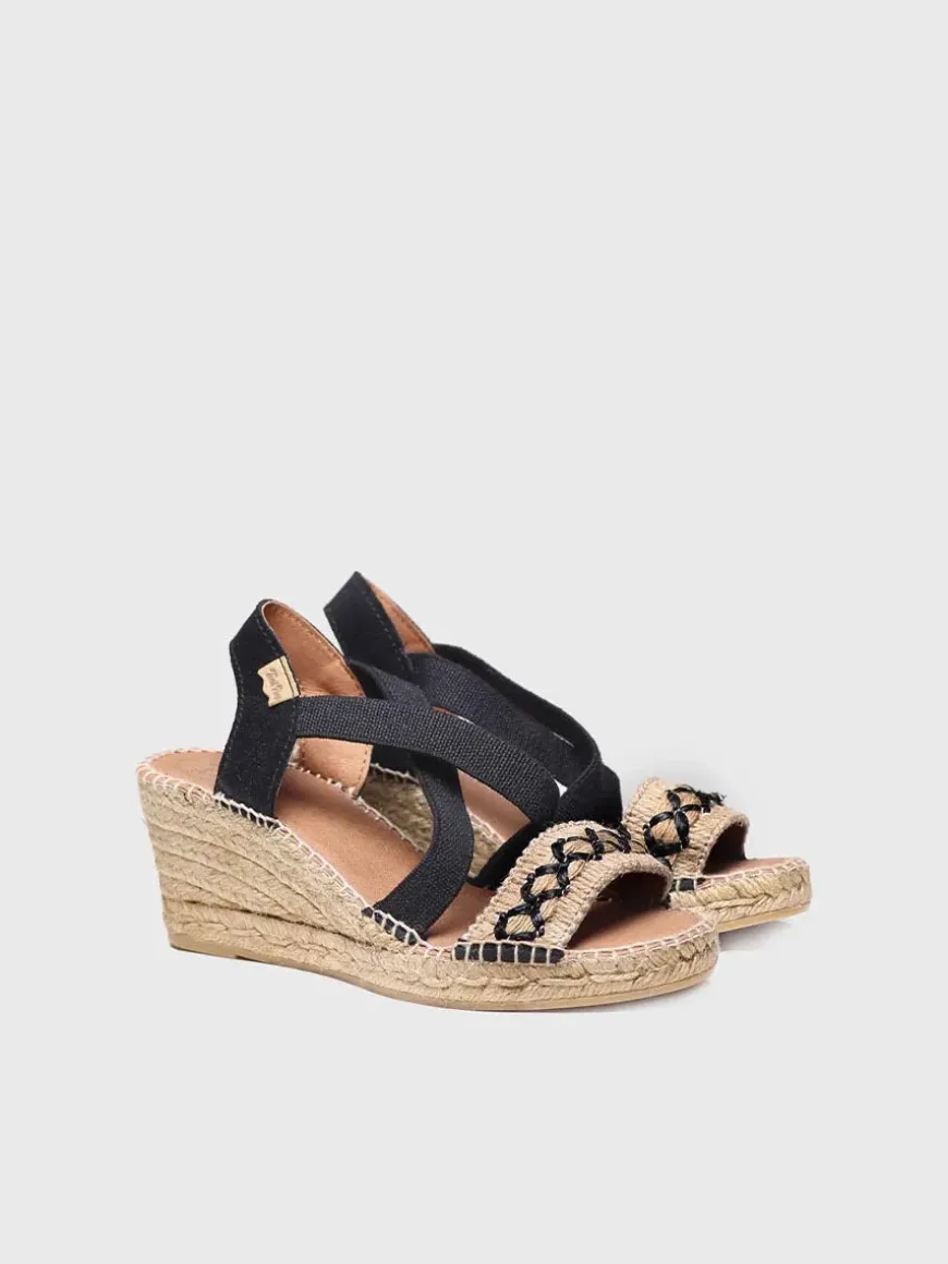 SUSA-BN - Women's jute wedge sandal