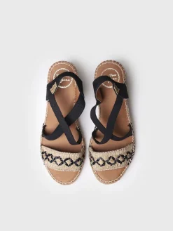 SUSA-BN - Women's jute wedge sandal