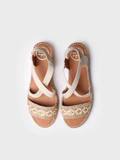 SUSA-BN - Women's jute wedge sandal