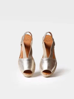 TEIDE-P - Slingback medium wedge espadrille