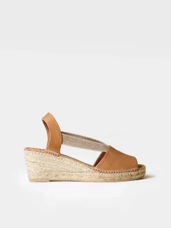 TEIDE-P - Slingback medium wedge espadrille