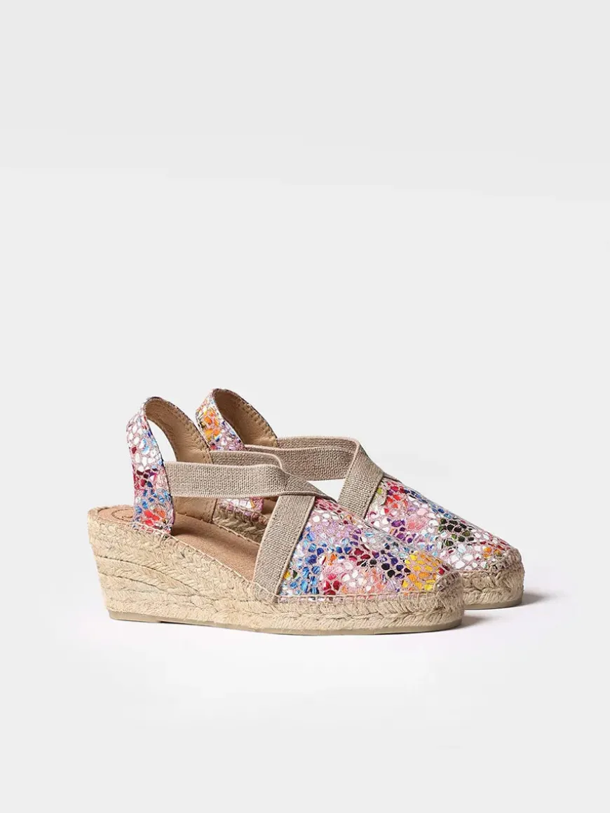 TELVA-PM - Medium wedge espadrille