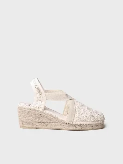 TERRA-AD - Medium wedge espadrilles with embroidery