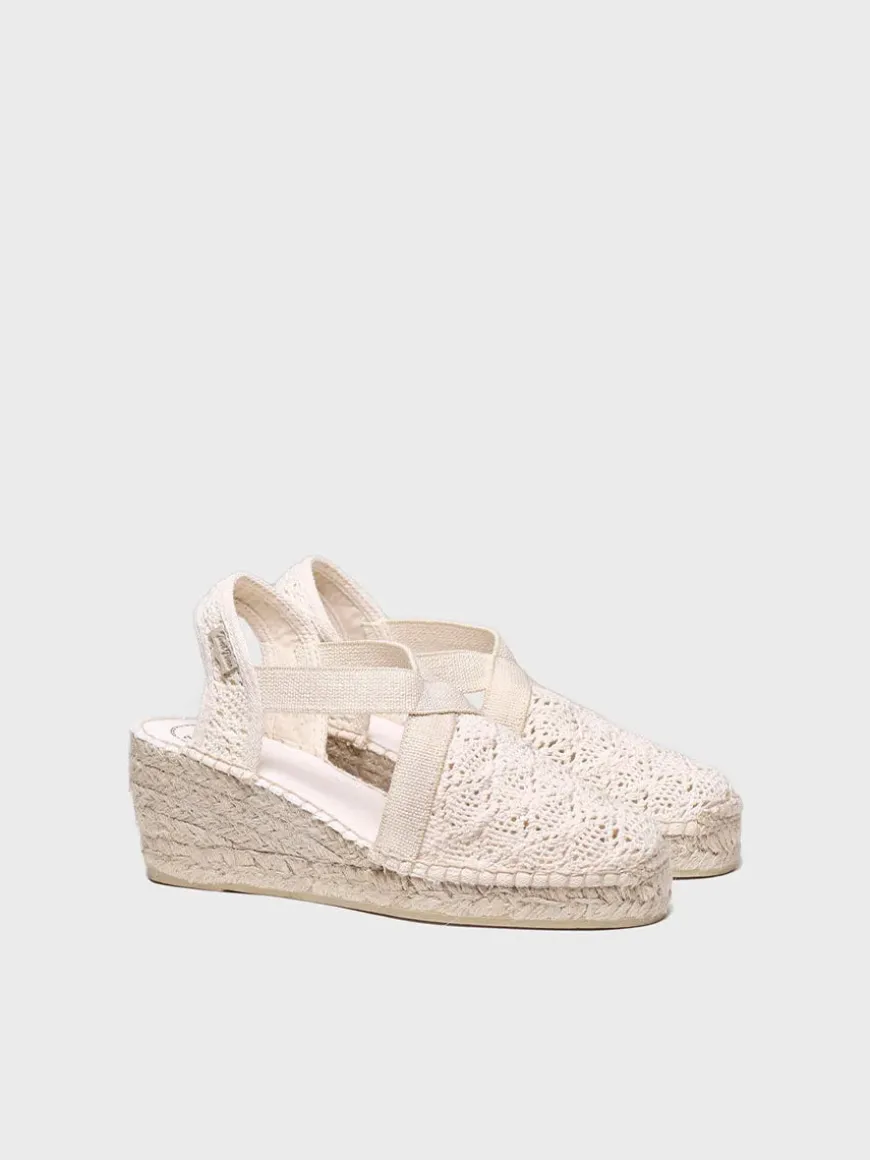 TERRA-AD - Medium wedge espadrilles with embroidery