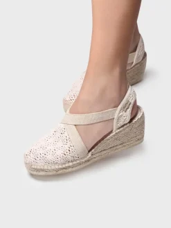 TERRA-AD - Medium wedge espadrilles with embroidery