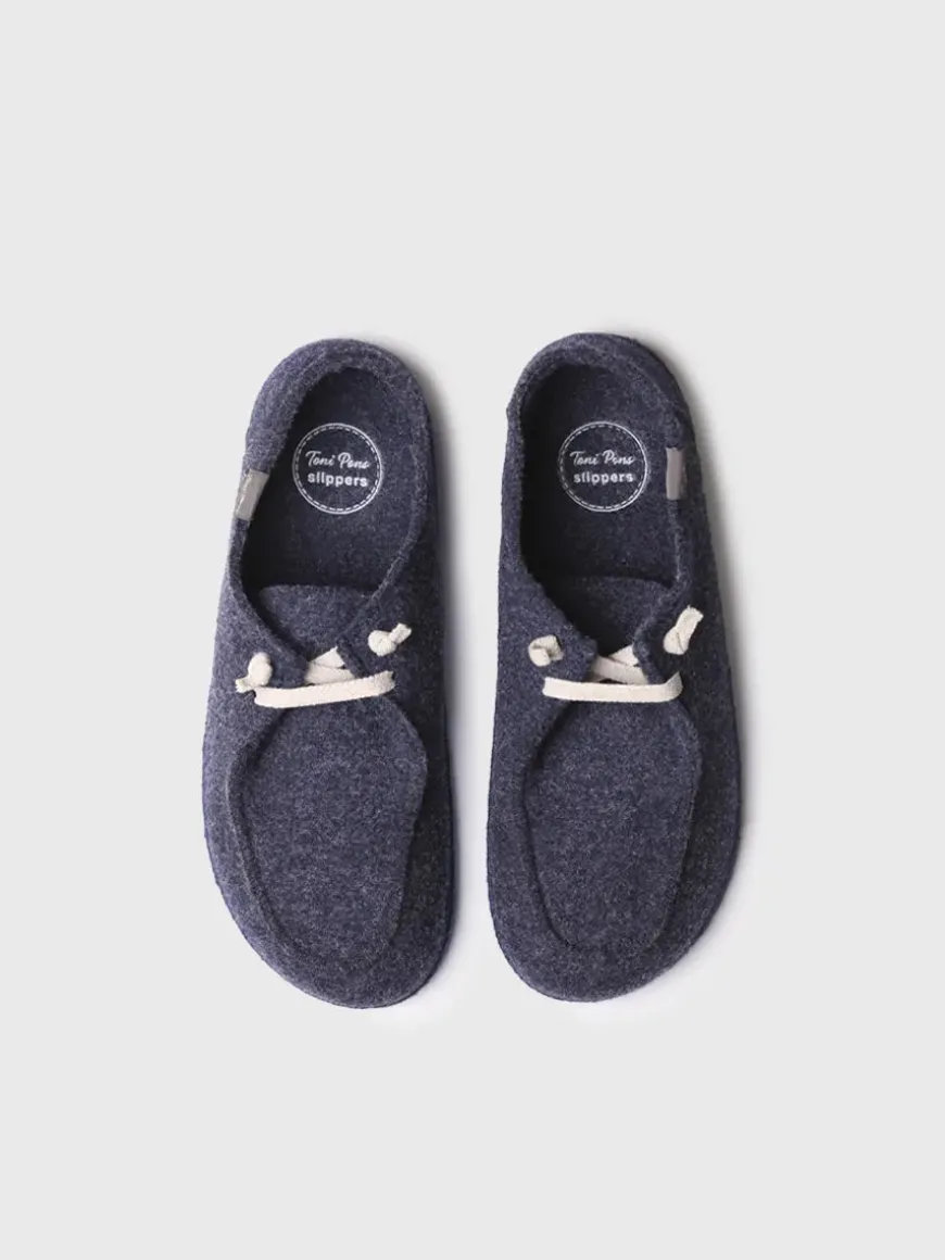 TIAGO-RW - Men's slippers in recycled wool