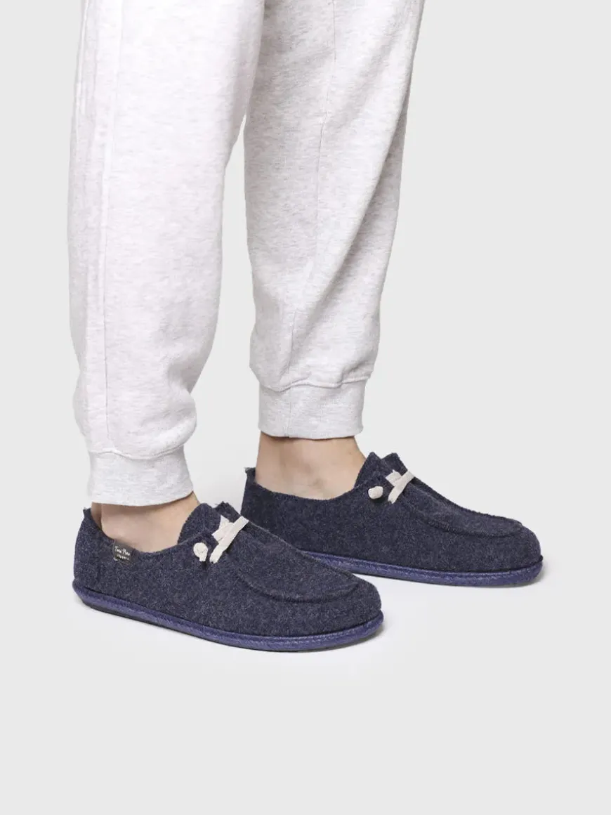 TIAGO-RW - Men's slippers in recycled wool
