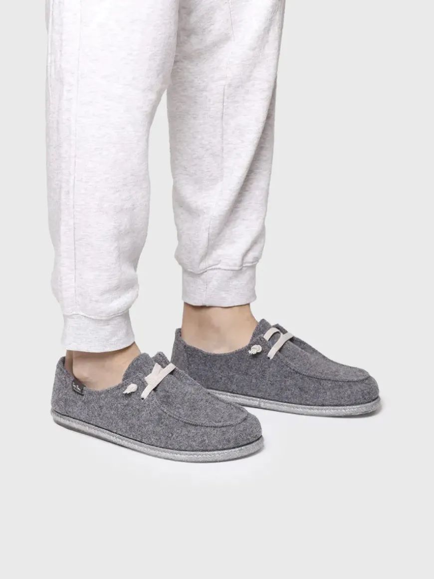 TIAGO-RW - Men's slippers in recycled wool