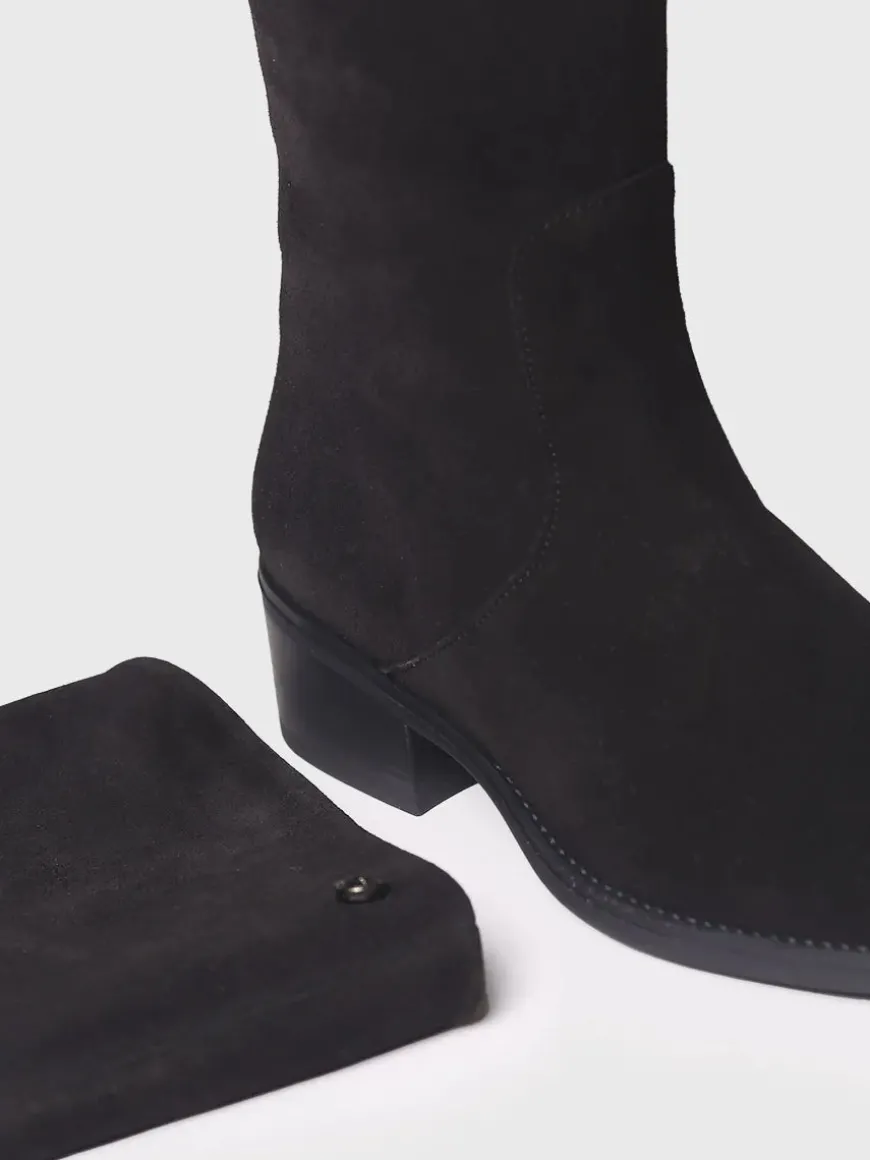 TIROL-SY - High boots for women in suede