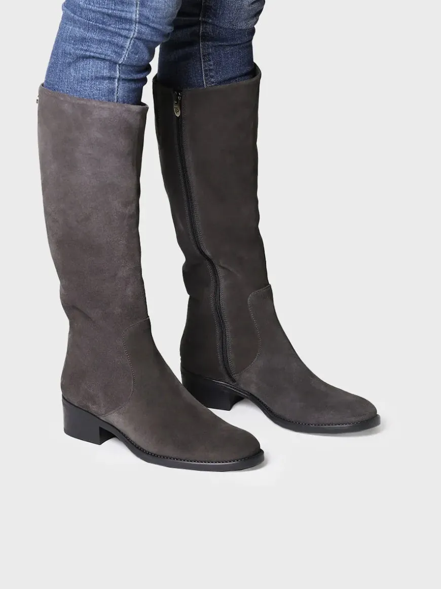 TIROL-SY - High boots for women in suede