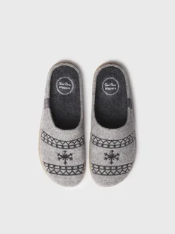 TOBI-EF - Men's felt slippers