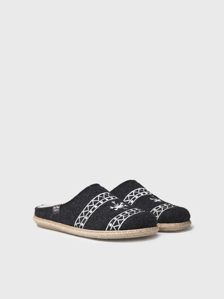 TOBI-EF - Men's felt slippers