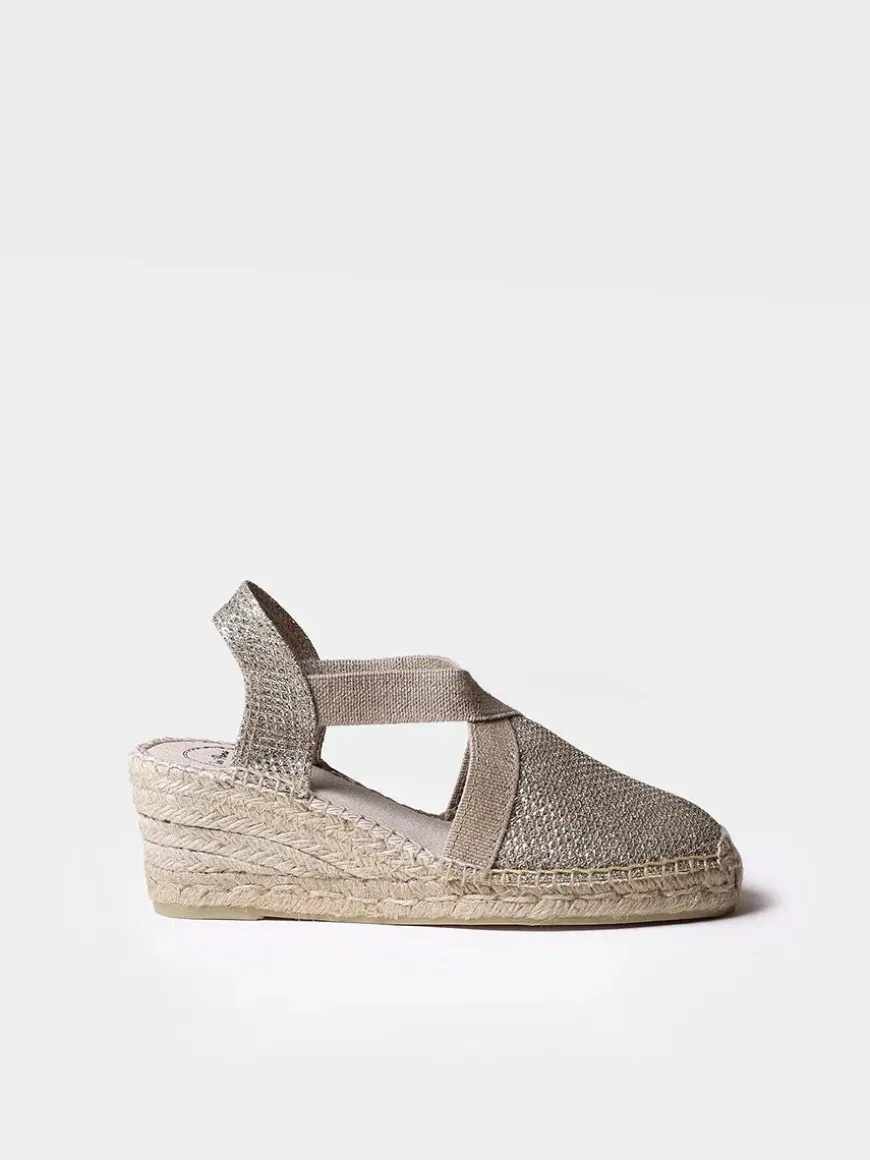 TRITON - Women's shiny vegan espadrilles