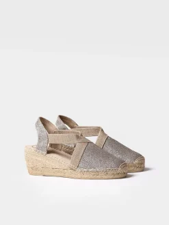 TRITON - Women's shiny vegan espadrilles
