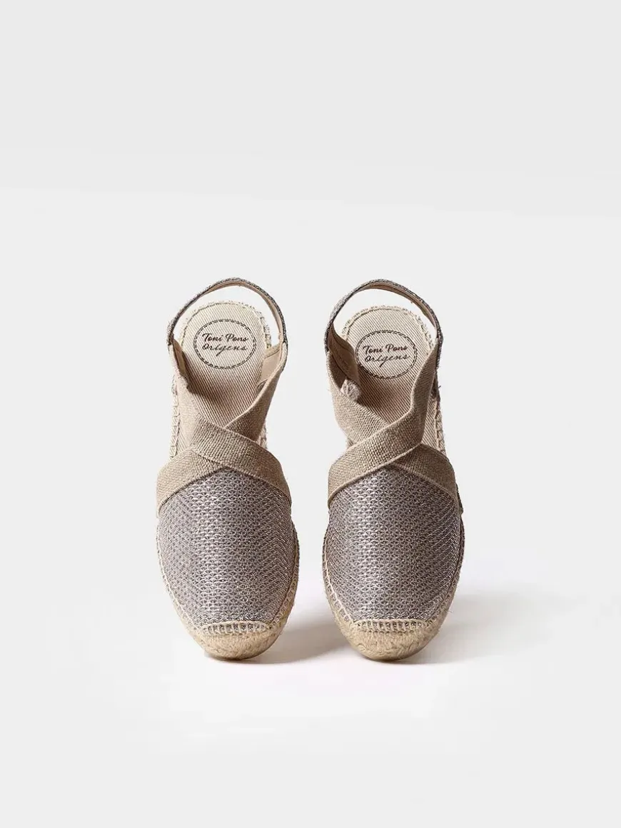 TRITON - Women's shiny vegan espadrilles