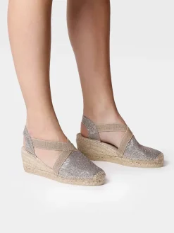 TRITON - Women's shiny vegan espadrilles