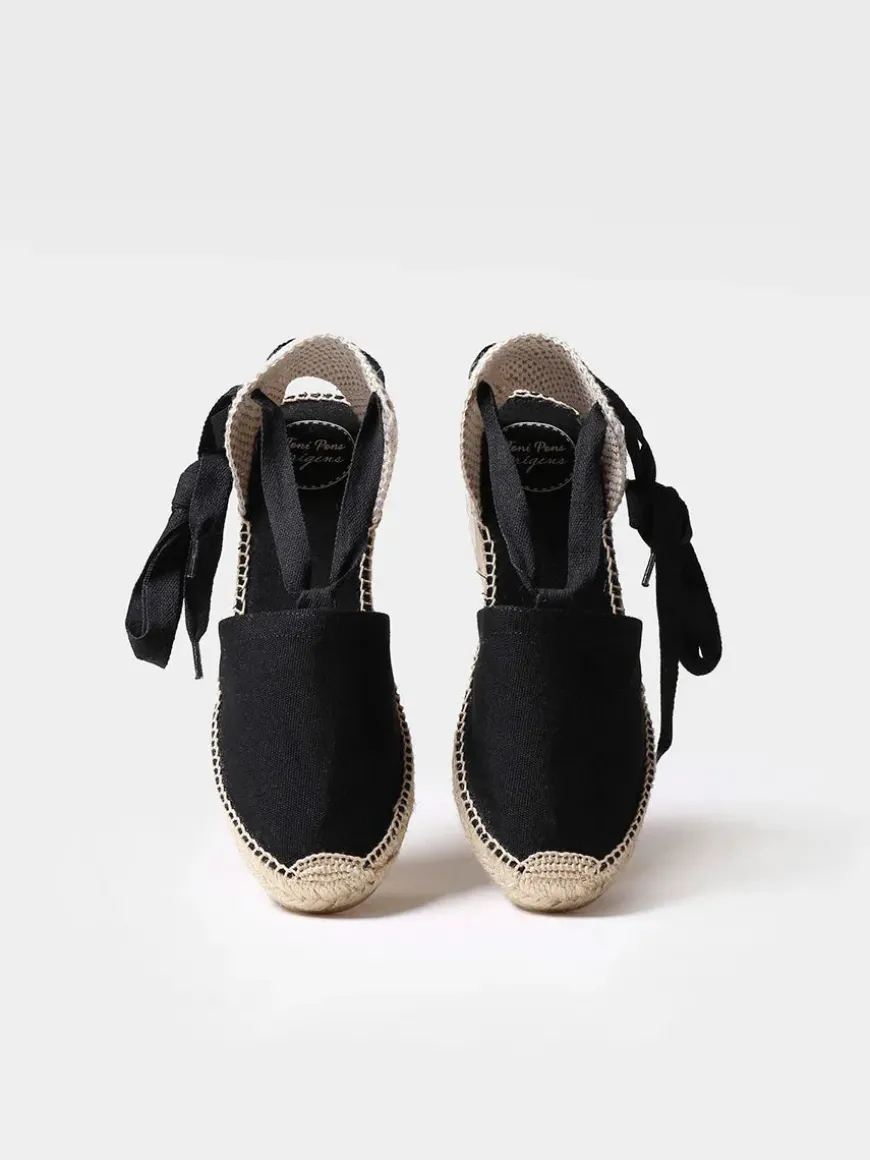 VALENCIA - Valencian espadrille with strings for women