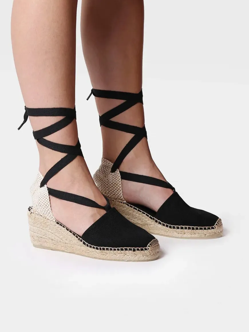 VALENCIA - Valencian espadrille with strings for women
