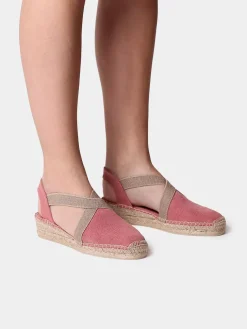 VERDI-V - Women's flat vegan espadrilles in cotton fabric