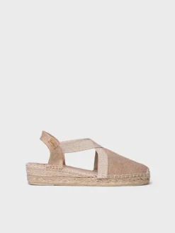 VERDI-V - Women's flat vegan espadrilles in cotton fabric